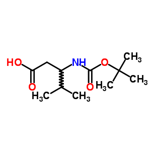 Boc-dl-beta-leucine�Y(ji��)��(g��u)ʽ_248924-39-2�Y(ji��)��(g��u)ʽ